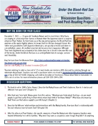 Under the Blood-Red Sun Discussion Questions and Post-Reading Project