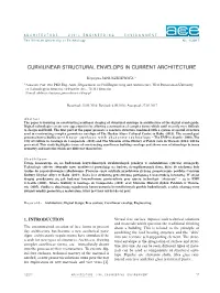 Curvilinear Structural Envelops in Current Architecture
