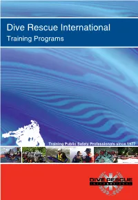 Diving Programs