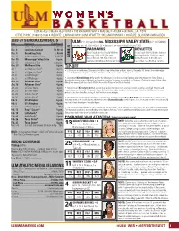 2020-21 Schedule/Results Media Coverage Ulm