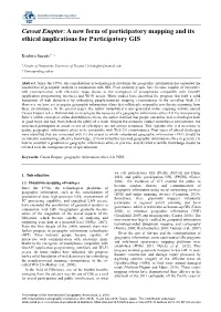 Caveat Emptor: a New Form of Participatory Mapping and Its Ethical Implications for Participatory GIS