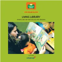 Living Library Making History with Books and Reading