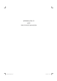 Mithridates Vi and the Pontic Kingdom
