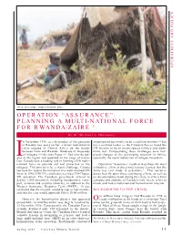 Operation “Assurance”: Planning a Multi-National Force for Rwanda/Zaïre 1