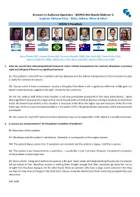 Superior Oblique Palsy - What, Where, When & Why? WWW 5 Panellists