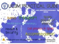 UC3M Practical Guide for Your First Days