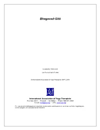 Bhagavad-Gîtâ