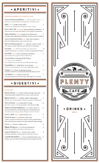 Click Here for Beverage Menu