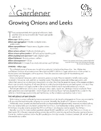 Onions and Leeks