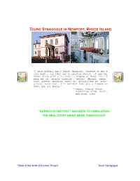 Touro Synagogue in Newport, Rhode Island