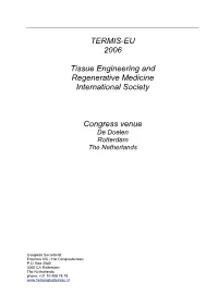 Annual TERMIS – EU Meeting