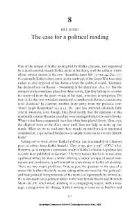 The Case for a Political Reading