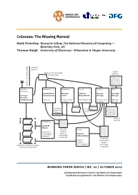 Colossus: the Missing Manual