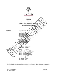 Council Minutes