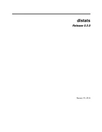 Dlstats Release 0.5.0