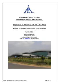 (EOI) for Art Gallery