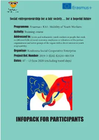 INFOPACK for PARTICIPANTS Description of the Project
