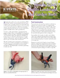 MF3390 How to Select Quality Landscape and Garden Tools