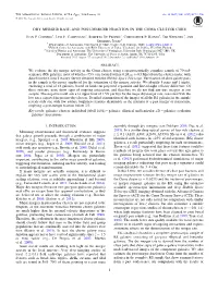 Pdf, Dry Merger Rate and Post-Merger Fraction in the Coma Cluster Core
