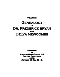 Bryan and Delva Newcombe
