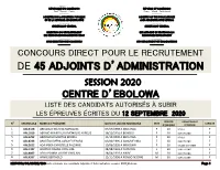 De 45 Adjoints D'administration