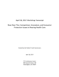 Now Hear This Workshop Full Transcript
