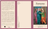 Pontormo: Painting in an Age of Anxiety A I C  