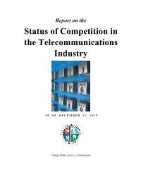 Status of Competition in the Telecommunications Industry