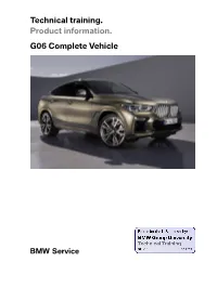 Technical Training. Product Information. G06 Complete Vehicle