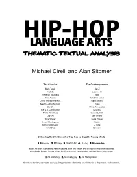 Language Arts Thematic Textual Analysis