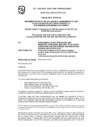 (Manila) Amendments to the Stcw Convention Including Changes to the Minimum Safe Manning Document