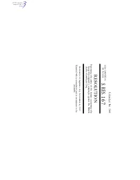 S. RES. Preamble Calendar No