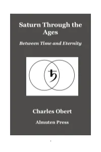 Saturn Through the Ages: Between Time and Eternity