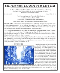 SFBAPCC Nov. 2003 Postcard Newsletter