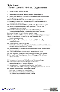 Spis Tresci Table of Contents / Inhalt / Coflepwam/Ie