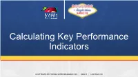 Calculating Key Performance Indicators