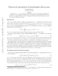 Stratonovich Representation of Semimartingale Rank Processes