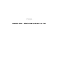 Appendix B Summaries of Public