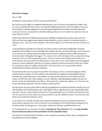 COVID-19 Update