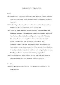 Hazel's Publications