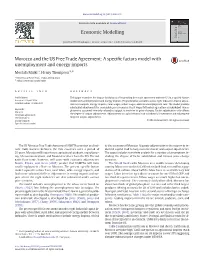 A Specific Factors Model with Unemployment and Energy Imports