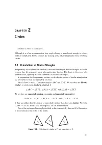 Chapter 2 (Circles)