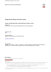 Design Tool for Offshore Wind Farm Clusters