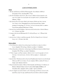 Publications List
