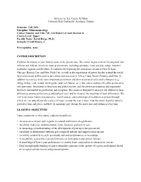 Semester at Sea, Course Syllabus Colorado State University, Academic Partner