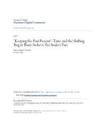 Time and the Shifting Bog in Bram Stoker's the Snake's Pass