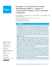 2—Impact of Environmental Changes on the Microbial Community