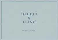Allergen Menu Allergen Menu