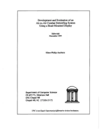 Development and Evaluation of an Air-To-Air Combat Debriefing System Using a Head-Mounted Display