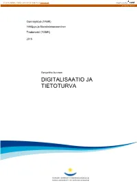 Digitalisaatio Ja Tietoturva